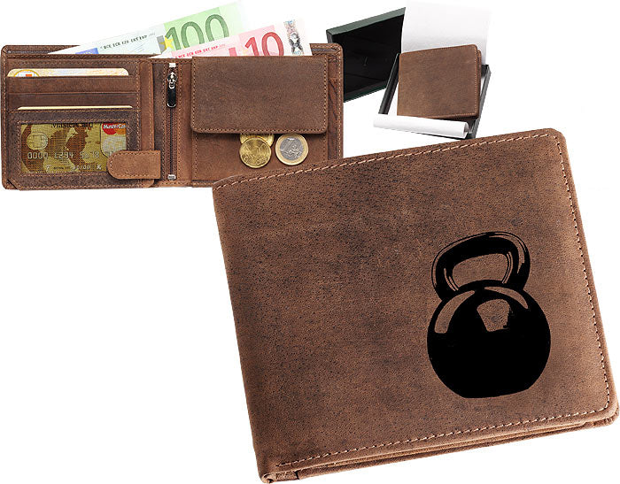 Geldbörse Kettlebell (Kugelhantel)